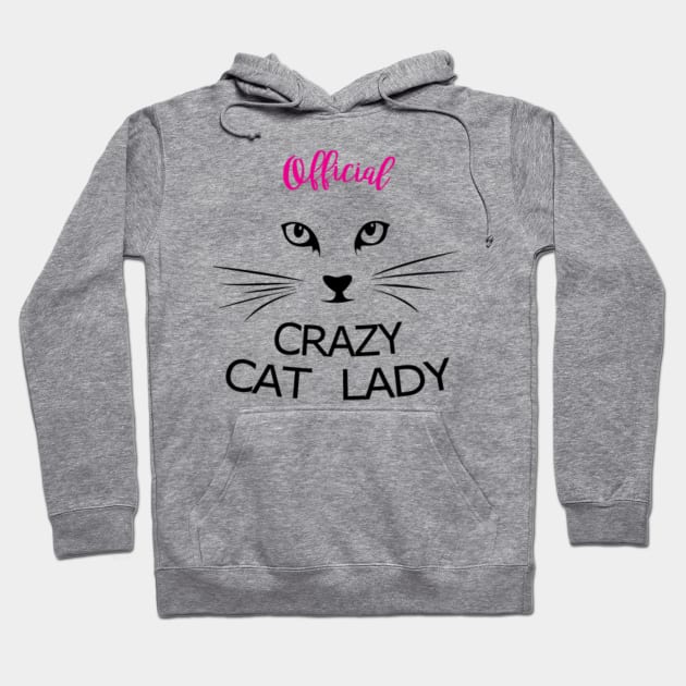 Official crazy cat lady Hoodie by Teezer79